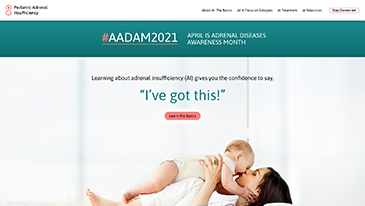 Pediatric Adrenal Insufficiency website thumbnail